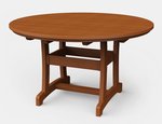Poly 54” Round Legacy Dining Table