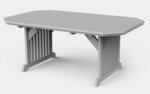 Poly 4′ x 6′ English Garden Dining Table