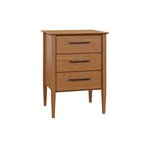 Amish Jensen 3 Drawer Nightstand