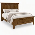 Amish Mockingway Hardwood Panel Bed