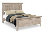 Mockingway Solid Cherry Wood Panel Bed - Quick Ship