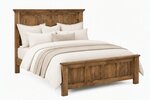 Amish Markleway Craftsman Rustic Hickory Panel Bed - Quick Ship