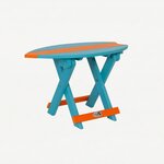 Amish Poly Folding Surf Board Side Table