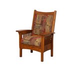 Amish Mission Library Upholstered Chair