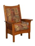 Mission Library Upholstered Chair
