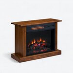 Amish Harlan Minimalist Mantel Fireplace