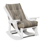 Amish Poly High Back Siesta Comfort Reclining Rocking Chair
