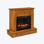 Amish Calloway Wall Mantel Electric Fireplace