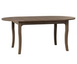 Amish Seebert Oval Leg Dining Table Handcrafted From Brown Maple Wood with FC-48015  Sandstone 10 Sheen Finish