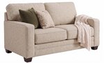 Amish Handcrafted Element 62" Loveseat Sofa with Optional Ottoman