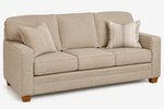 Amish Handcrafted Element Customizable Sofa with Optional Chaise and Ottoman