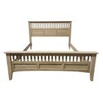 Outlet: Quarter Sawn White Oak California King Siesta Mission Bed In-Stock - Choose Your Finish