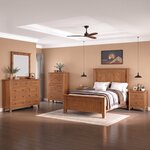 Amish Made Galena Farmhouse 4-Piece Bedroom Furniture Set
