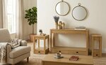Handcrafted: The Scalloped Living Room 4-Piece Set Quick Ship
