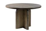 Amish Bellvue Contemporary Arched Single Pedestal Dining Table
