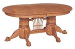 Brookville Double Pedestal Dining Table by Keystone Collection