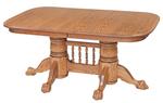 Newport Double Pedestal Dining Table by Keystone Collection