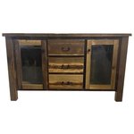 Outlet: 64" Reclaimed Barnwood Server In-Stock
