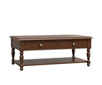 Amish 47 Wide Marmet Coffee Table shown in Brown Maple with Medium Stain