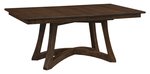 Amish Alton Extendable Dining Table with Optional Live Edge Ends