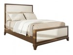 Finwood Solid Wood Upholstered Bed