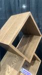 oak diamond bookcase