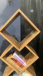 diamond bookcase