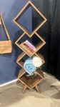 geometric bookcase