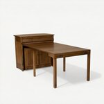 Amish Handcrafted Lumberton Kitchen Island with Extending Hidden Table