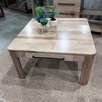 Amish coffee table with one-inch thick tabletop