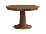 Amish Solid Wood Contemporary Single Pedestal Dining Table