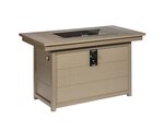 Amish Leisure Lawns Rectangular Fire Pit