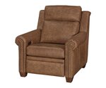 Amish Urban 63" Zero Wall Reclining Loveseat with Tilt Headrest & Nail Trim