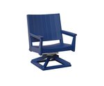 Blue Berlin Gardens Mayhew Poly Chat Swivel Rocker