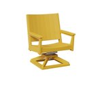 Yellow Berlin Gardens Mayhew Poly Chat Swivel Rocker