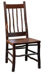 Amish Handcrafted Thomas Rustic Maple and Hickory Twig Dining Chair