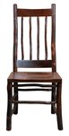 Amish Settlers Dining Chair shown in R/C Maplewood and Hickory with  Michaels Cherry Stain