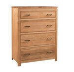 Amish Solid Wood Clarity Modern Chest of Drawers