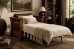 Amish Calvert Twin Sleeper Chair with Pull-Out Bed