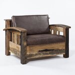 Amish Rustic Twin Size Sleeper Chair