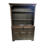Outlet Amish Made Wood 3-Door Hutch with Buffet Cabinet In-Stock