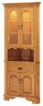 Brookville 25" Corner Buffet & Hutch by Keystone Collection