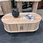 fluted coffee table