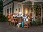 Amish Leisure Lawns Poly Lumber 43 x 72 Rectangular Outdoor Dining Table