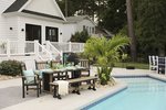 Amish Leisure Lawns Poly Lumber 43 x 72 Rectangular Outdoor Dining Table