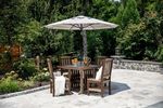 Amish Leisure Lawns 43 Square Poly Patio Dining Table