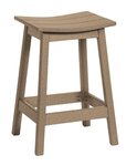 Amish Leisure Lawns Poly Saddle Stool