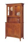 Manchester Two-Door Buffet with Hutch by Keystone Collection