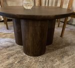 Lynbrook Modern Geometric Coffee Table with 3 Legs