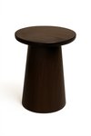 Amish Kai Modern Toadstool Side Table with Angled or Straight Base